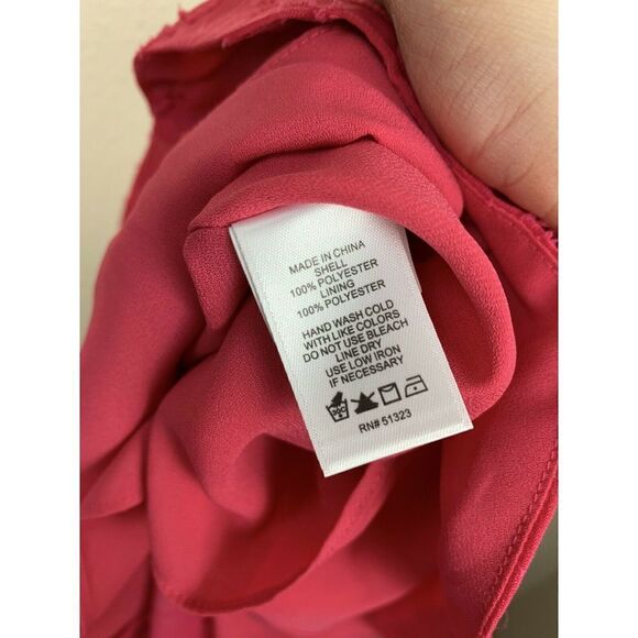 Cece Pink Floral Burnout Dress - Picture 6 of 6